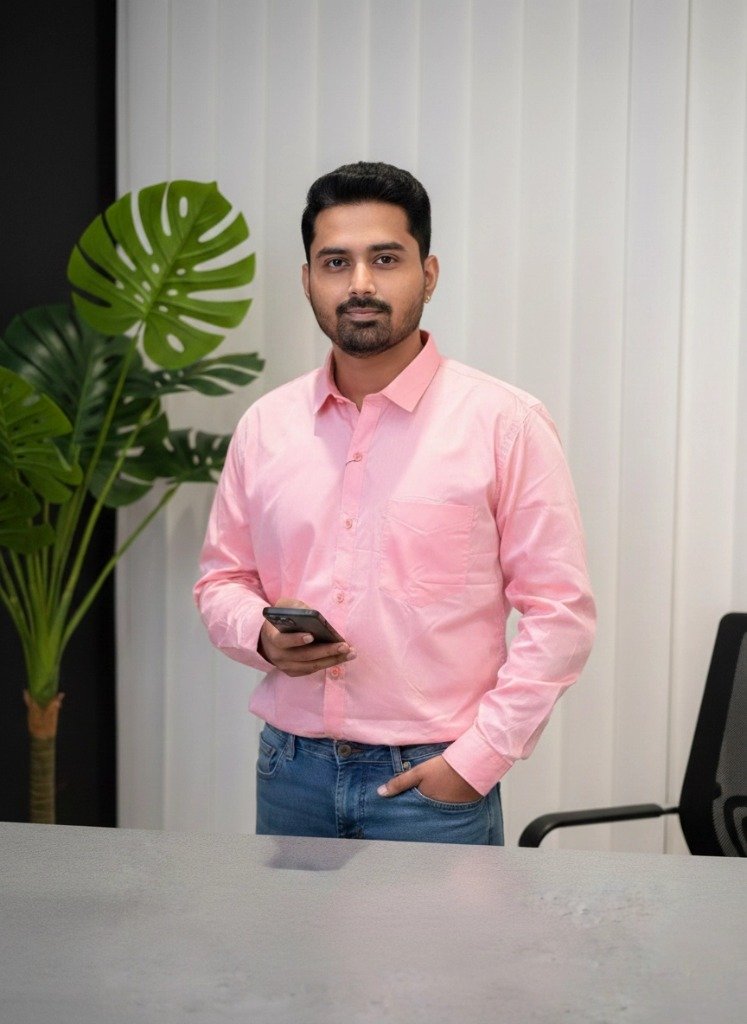 Men's Light Pink Full Sleeve Formal & Casual Shirt
